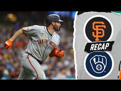 Giants vs. Brewers Game Highlights (8/23/25) | MLB Highlights