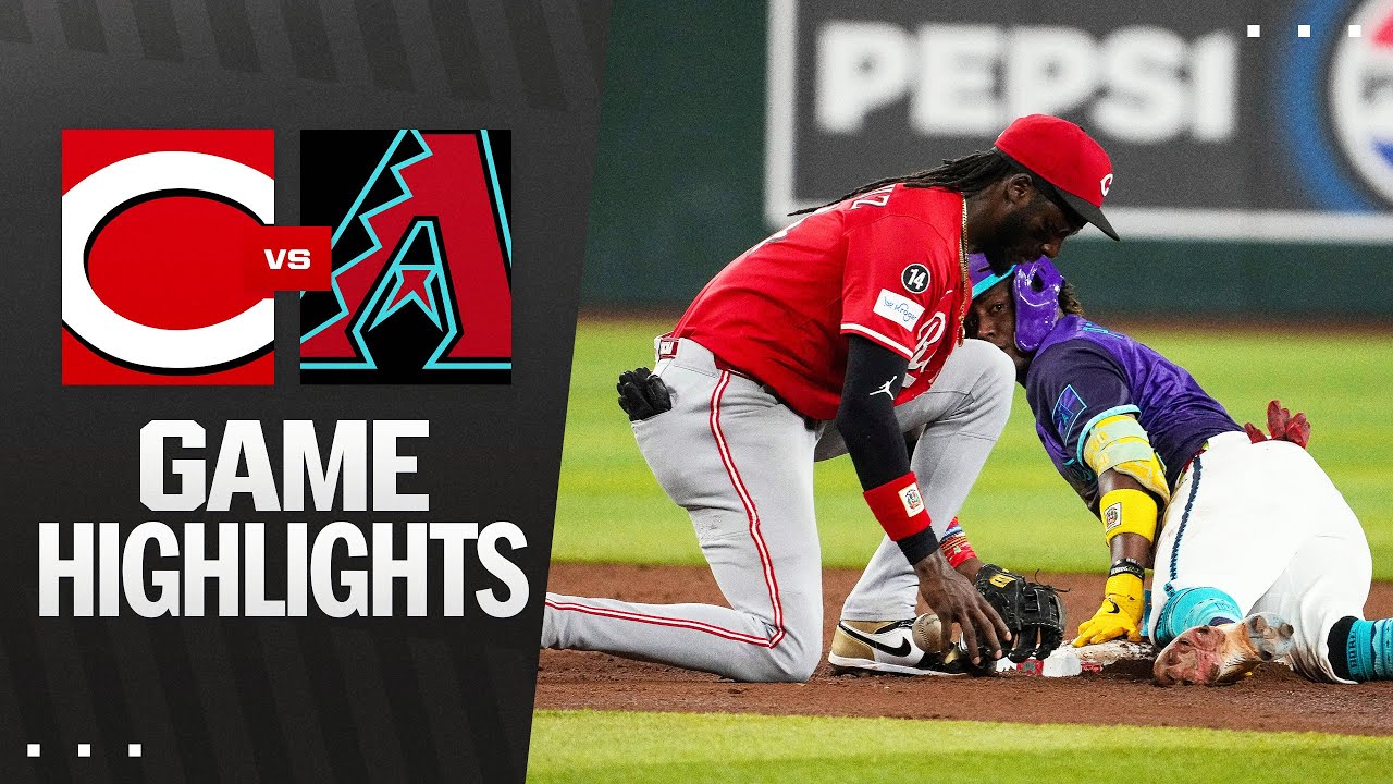Reds vs D-backs Game Highlights (8/23/25) | MLB Highlights