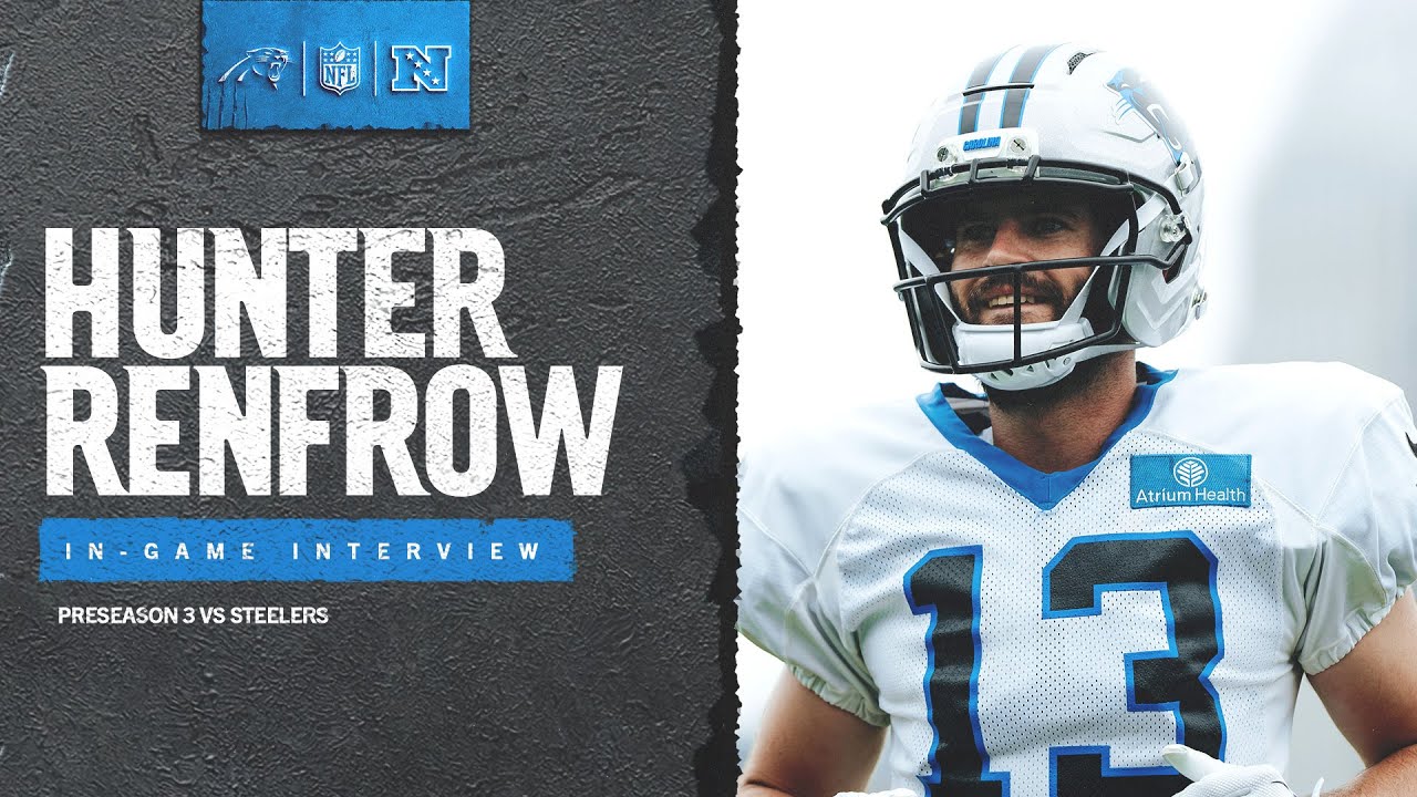 Hunter Renfrow in-game interview vs. the Pittsburgh Steelers