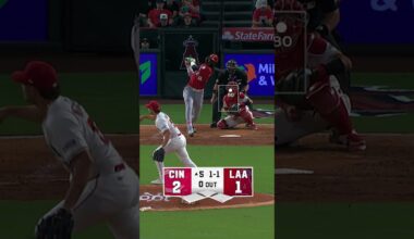 Reds vs Angels | Short Highlights ⌛️ #baseball #mlb #highlights