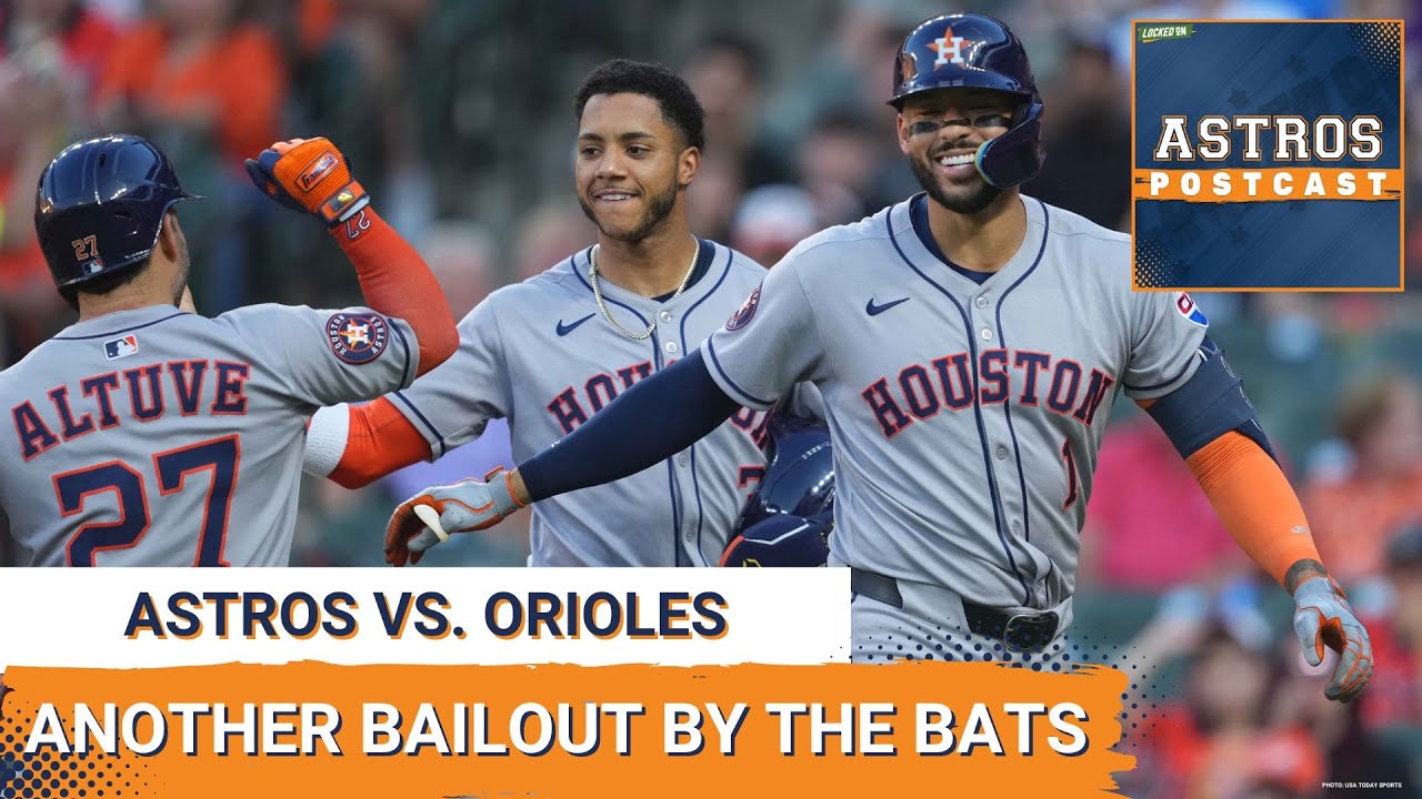 ASTROS POSTCAST: Houston Astros Bats Do It Big Again To Save Pitching Staff