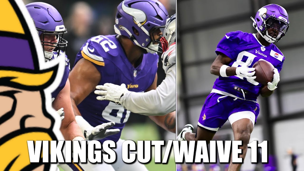 Minnesota Vikings Waived/Cut 11 Players, Roster at 79