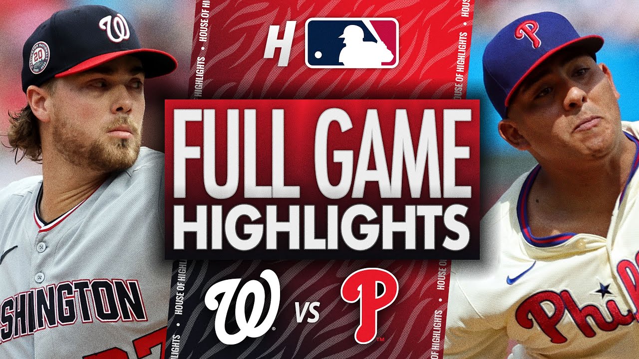 Washington Nationals vs Philadelphia Phillies  - FULL GAME HIGHLIGHTS  | August 24, 2025 MLB Season