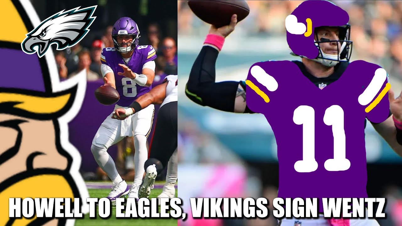 Vikings Trade QB Sam Howell to the Eagles, Sign Carson Wentz