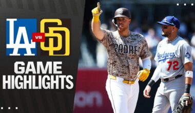 Dodgers vs. Padres Game Highlights (8/24/25) | MLB Highlights