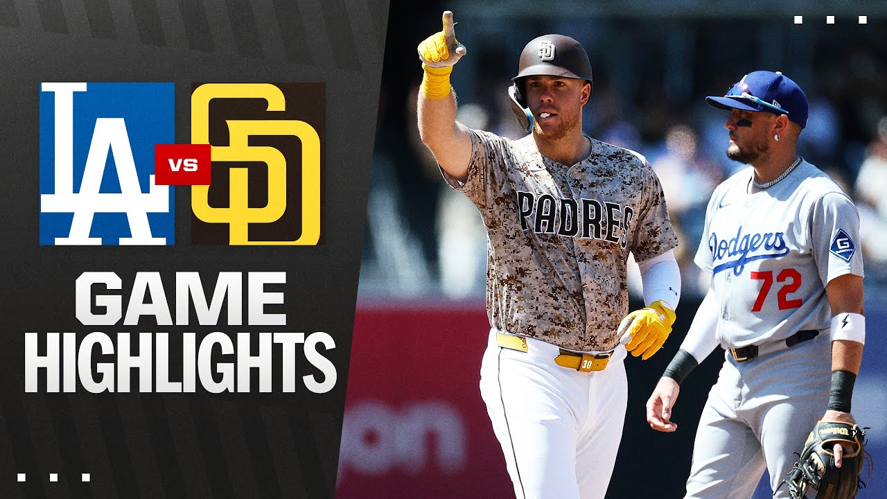 Dodgers vs. Padres Game Highlights (8/24/25) | MLB Highlights