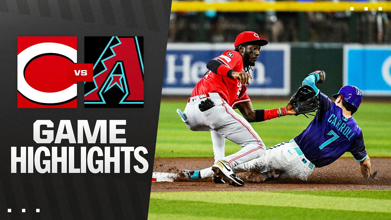 Reds vs. D-backs Game Highlights (8/24/25) | MLB Highlights