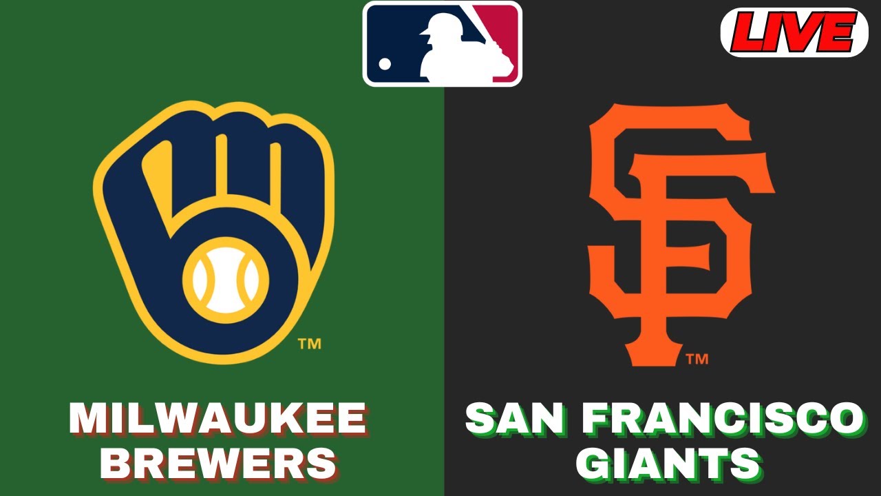 🔴LIVE : San Francisco Giants Vs Milwaukee Brewers | MLB 2025 | MLB Live Baseball Score
