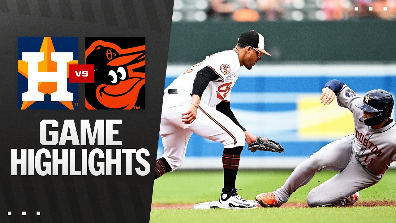 Astros vs. Orioles Game Highlights (8/24/25) | MLB Highlights | Baltimore Orioles