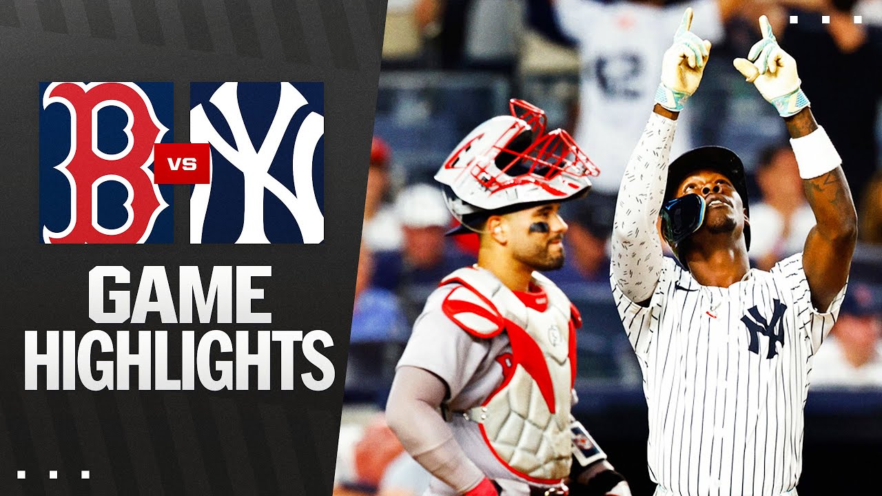 Red Sox vs. Yankees Game Highlights (8/24/25) | MLB Highlights