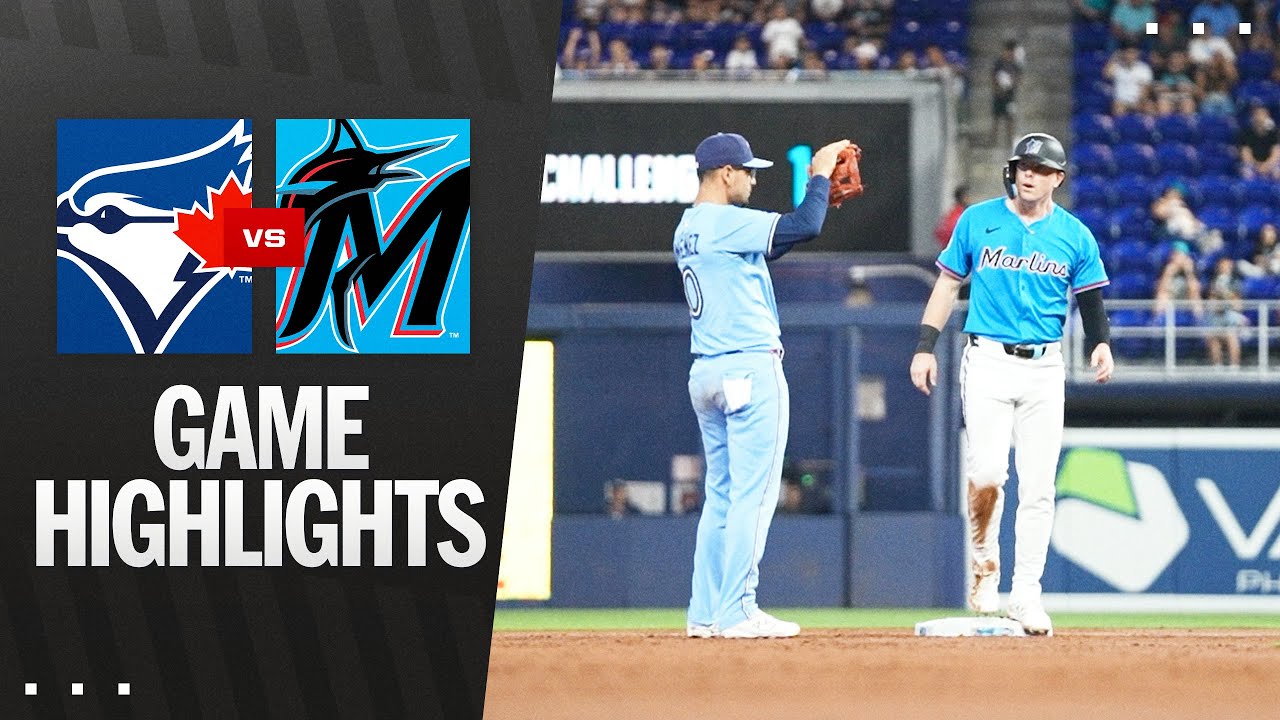 Blue Jays vs. Marlins Game Highlights (8/24/25) | MLB Highlights