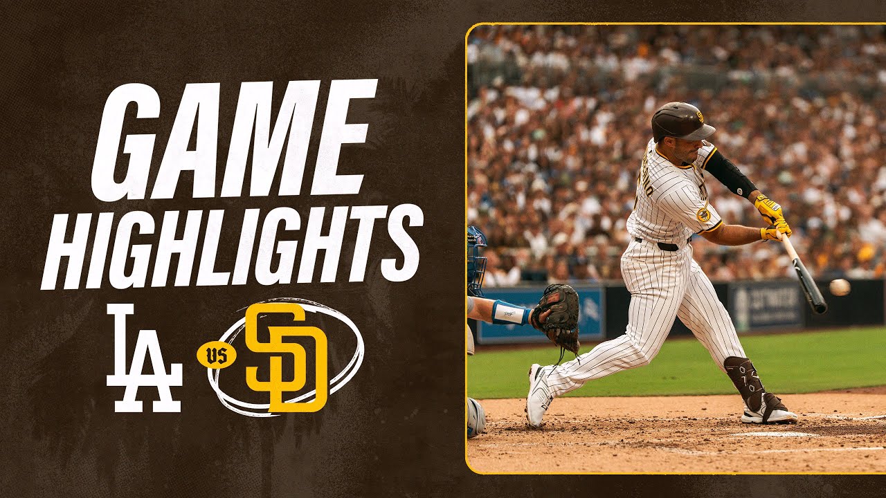 Dodgers vs. Padres Game Highlights (8/23/25) | MLB Highlights