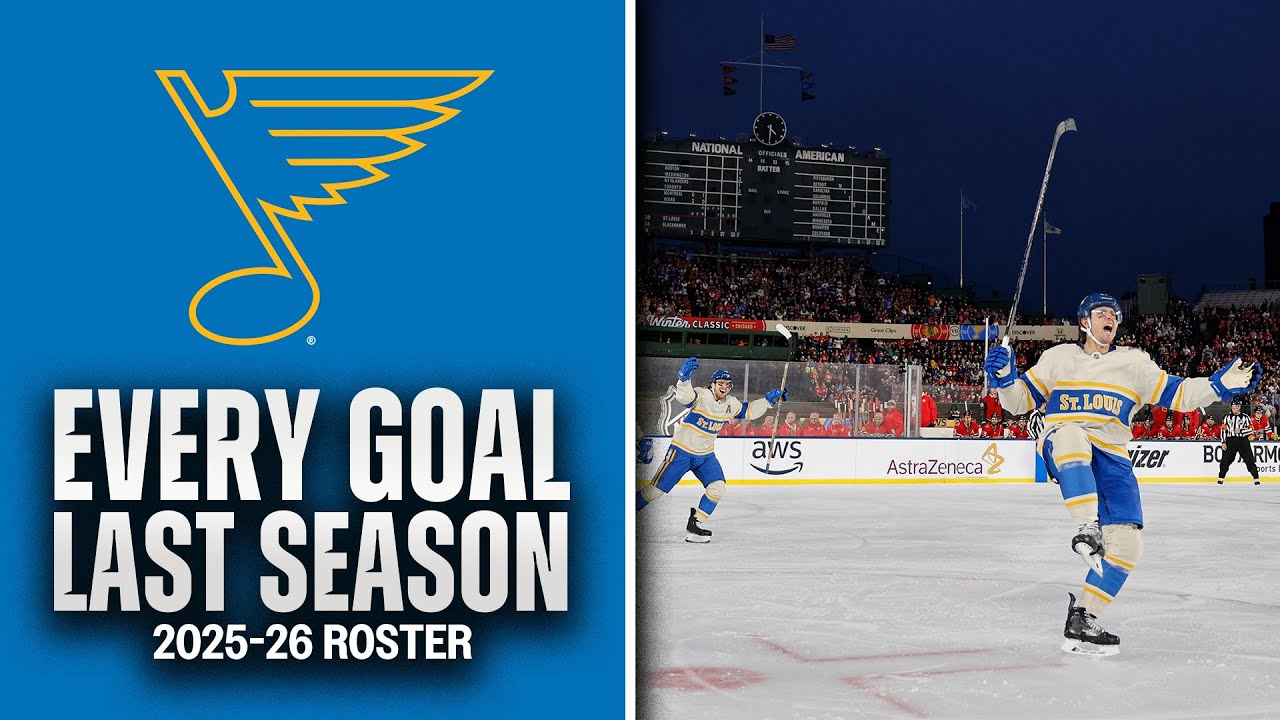 EVERY GOAL last season from the 2025-26 ST. LOUIS BLUES 🎵 #32in32