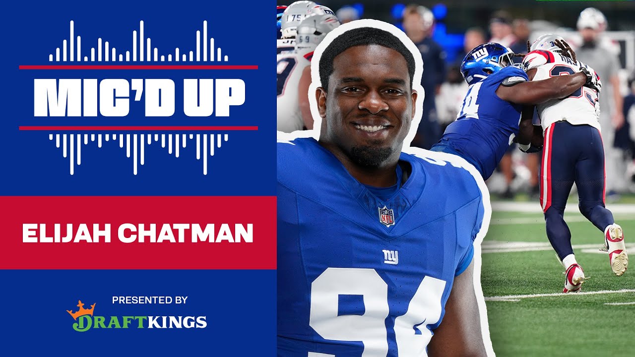 Elijah Chatman Mic'd Up 🗣️ "This is different" | New York Giants