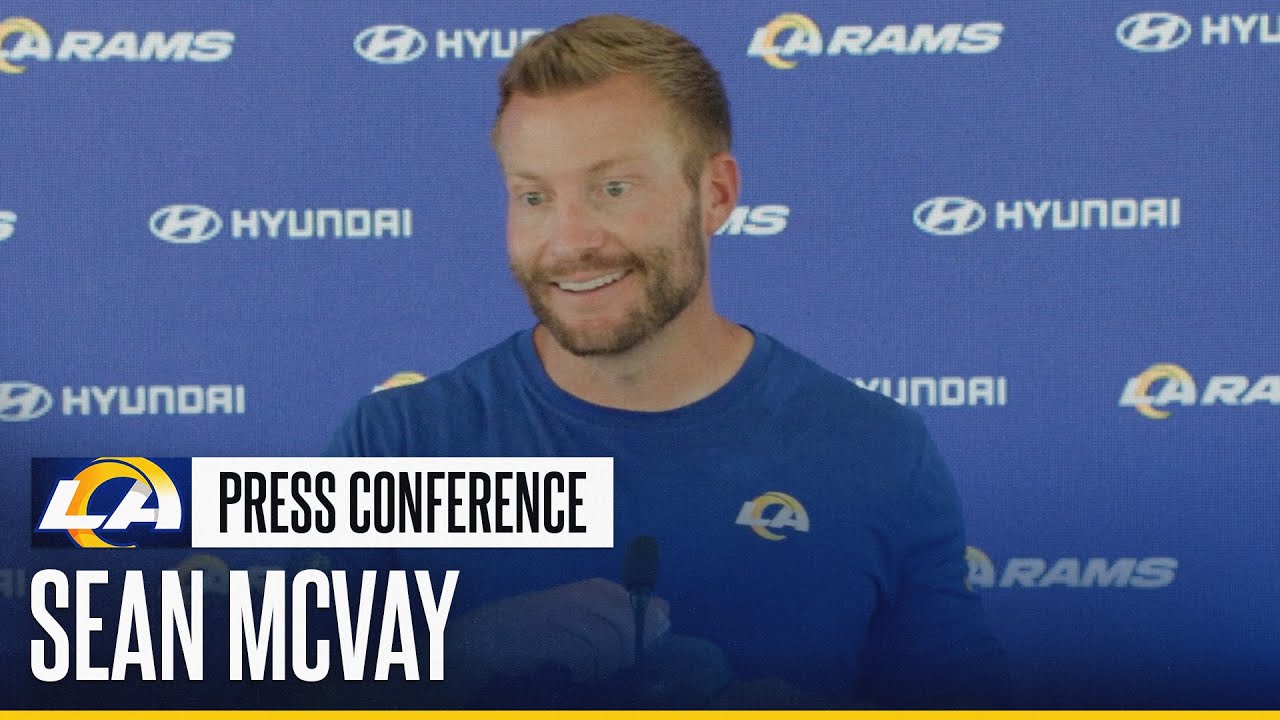 Sean McVay On Matthew Stafford Likely Starting Against The Texans, Finalizing 53-man Roster & More