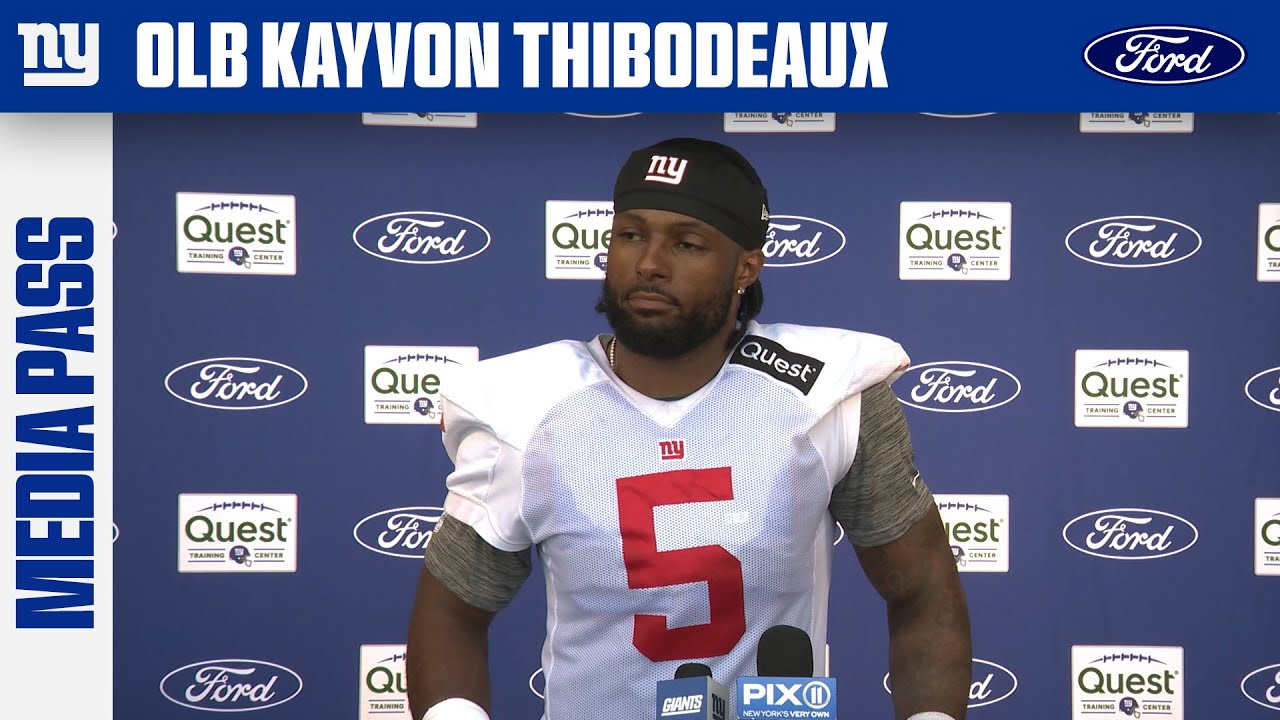 Kayvon Thibodeaux: "We just want to keep that momentum" | New York Giants
