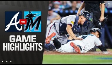 Braves vs. Marlins Game Highlights (8/25/25) | MLB Highlights