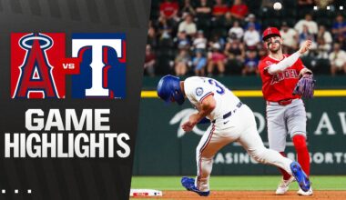 Angels vs. Rangers Game Highlights (8/25/25) | MLB Highlights