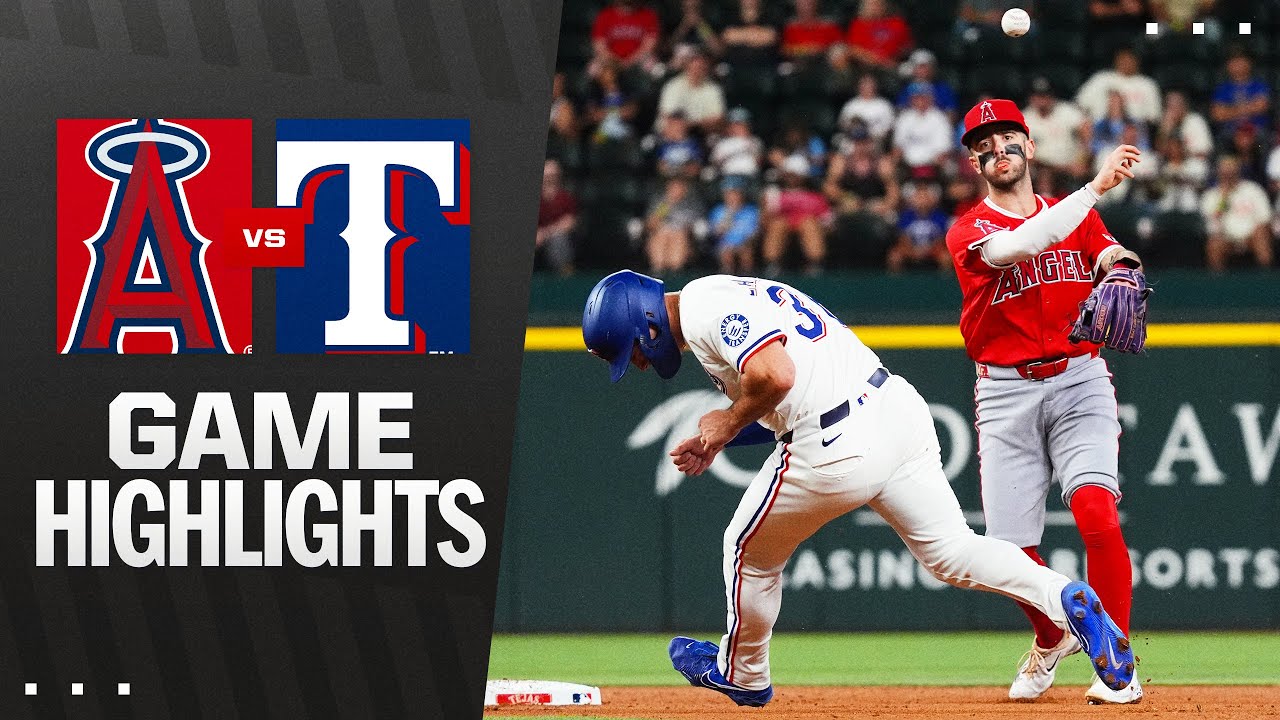 Angels vs. Rangers Game Highlights (8/25/25) | MLB Highlights