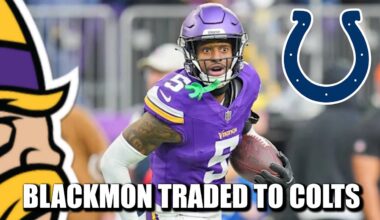 TRADE! Vikings Send CB Mekhi Blackmon to the Colts for a 2026 Sixth Round Pick