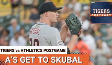TIGERS POSTCAST: OH NO! Detroit Tigers LOSE To Athletics, Tarik Skubal Surrenders Late Grand Slam