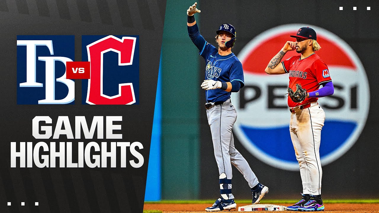 Rays vs. Guardians Game Highlights (8/25/25) | MLB Highlights