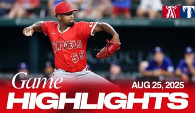 Angels vs. Rangers Game Highlights (8/25/25) | MLB Highlights