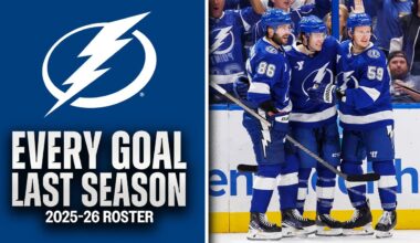 EVERY GOAL last season from the 2025-26 TAMPA BAY LIGHTNING #32in32