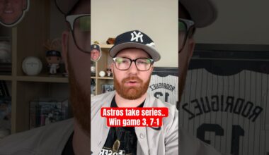 PATHETIC DISPLAY OF BASEBALL!!! Yankees lose series vs Astros #shorts #yankees #youtubeshorts #mlb