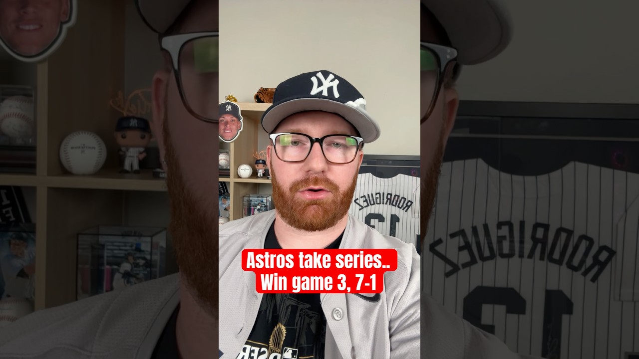 PATHETIC DISPLAY OF BASEBALL!!! Yankees lose series vs Astros #shorts #yankees #youtubeshorts #mlb
