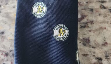 My lucky big meeting don't screw this up tie. I have no memory of where I bought it, but it's undefeated. FJF.