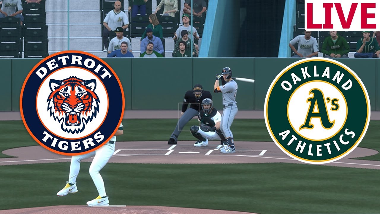 🔴LIVE 🔴 Detroit Tigers vs Oakland Athletics/August 26/  Mlb the show 25