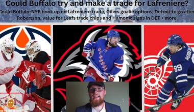 NHL Trade Rumours: could BUF try and get Lafreniere, Oilers goalie options, Robertson to DET + more.