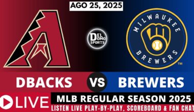 ARIZONA DIAMONDBACKS VS MILWAUKEE BREWERS ⚾ MLB REGULAR SEASON AGO 25, 2025