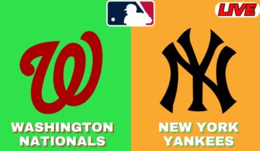 LIVE : Washington Nationals Vs New York Yankees | MLB 2025 | MLB Live Baseball Score | 26/08/2025