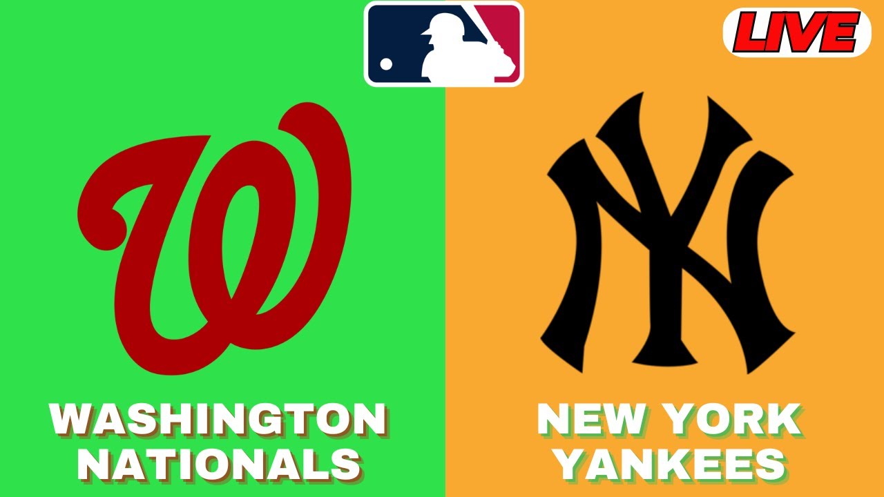 LIVE : Washington Nationals Vs New York Yankees | MLB 2025 | MLB Live Baseball Score | 26/08/2025