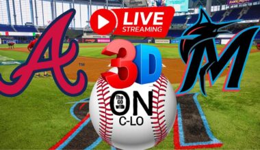 🔴Atlanta Braves vs Miami Marlins. Live MLB Baseball. Live Play by Play, 3D Presentation Livestream