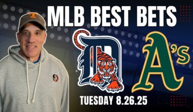 MLB Picks and Predictions - Detroit Tigers vs Athletics - Tuesday 8/26/25 Jason's Best Bets & Odds