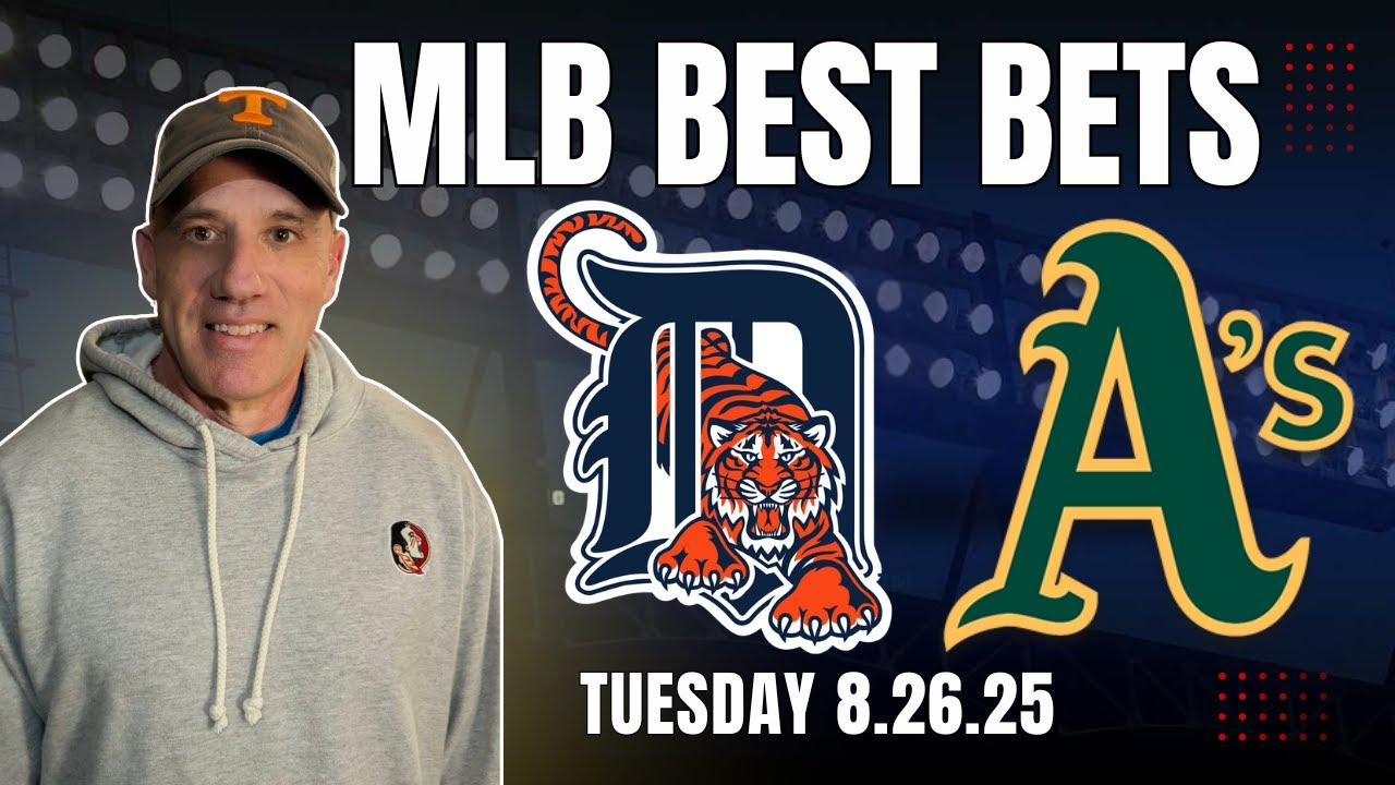 MLB Picks and Predictions - Detroit Tigers vs Athletics - Tuesday 8/26/25 Jason's Best Bets & Odds