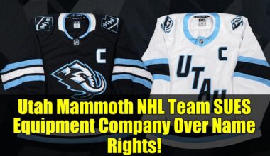 Utah Mammoth NHL Team SUES Equipment Company Over Name Rights!