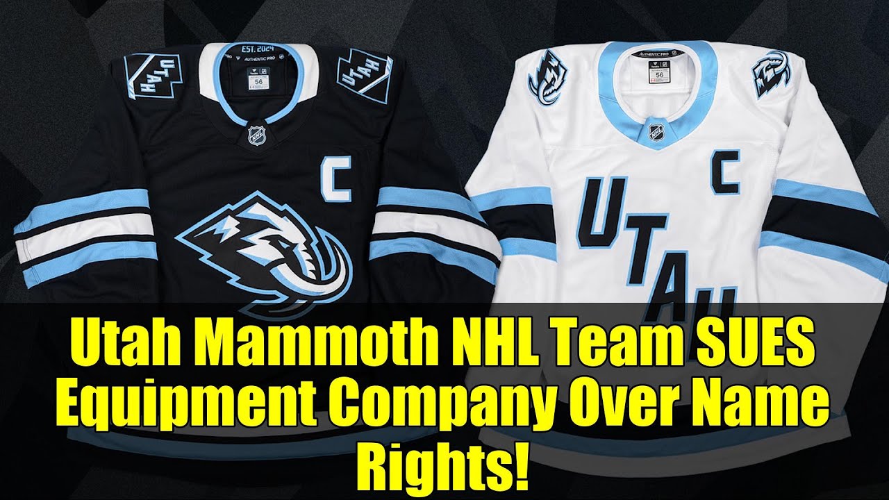 Utah Mammoth NHL Team SUES Equipment Company Over Name Rights!