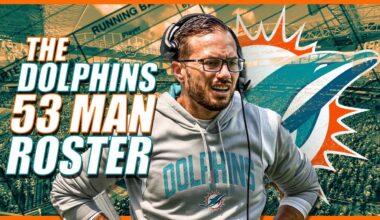 Miami Dolphins Final Cuts To Get To 53!