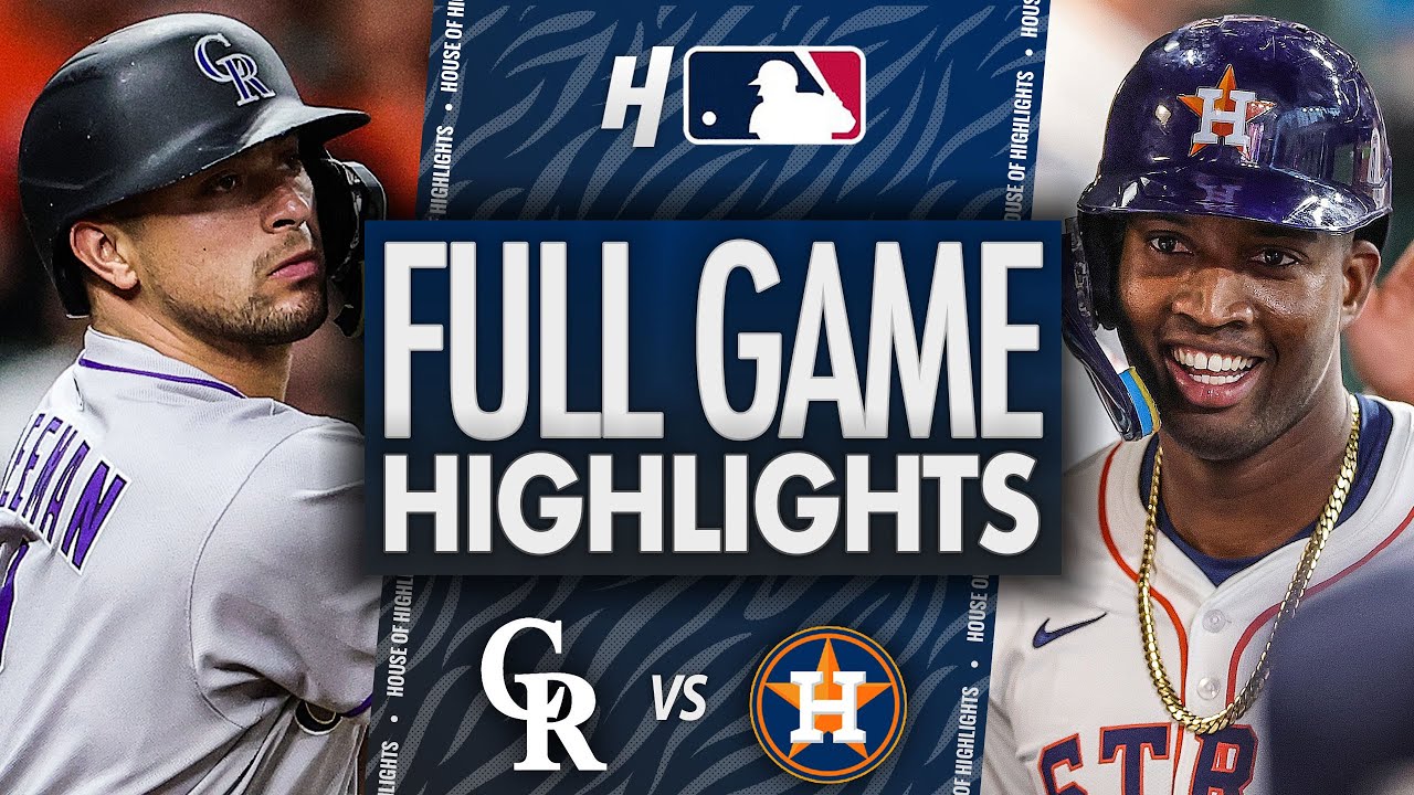 Colorado Rockies vs Houston Astros - FULL GAME HIGHLIGHTS | August 26, 2025 MLB Season