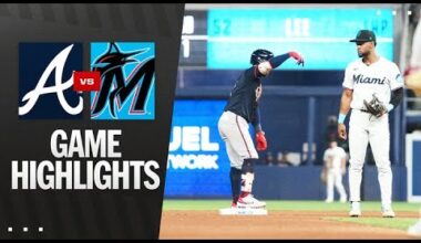 Braves vs. Marlins Game Highlights (8/26/25) | MLB Highlights