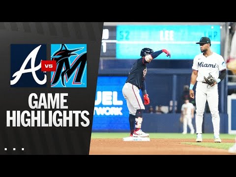 Braves vs. Marlins Game Highlights (8/26/25) | MLB Highlights