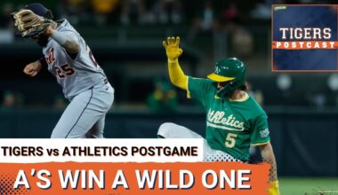TIGERS POSTCAST: BRUTAL LOSS! Detroit Tigers LOSE to Athletics In Extras On Walk-Off-Walk