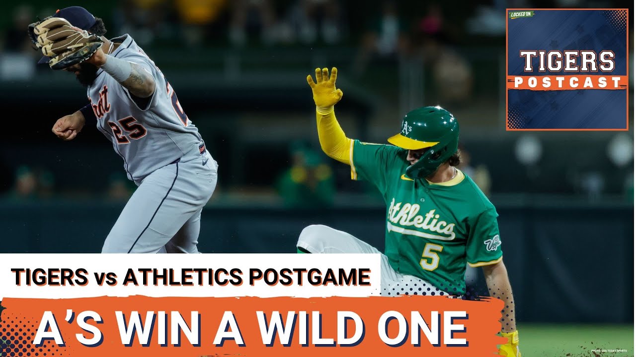TIGERS POSTCAST: BRUTAL LOSS! Detroit Tigers LOSE to Athletics In Extras On Walk-Off-Walk