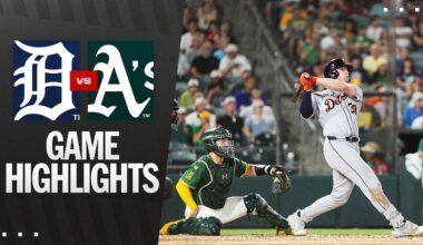 Tigers vs. A's Game Highlights (8/26/25) | MLB Highlights