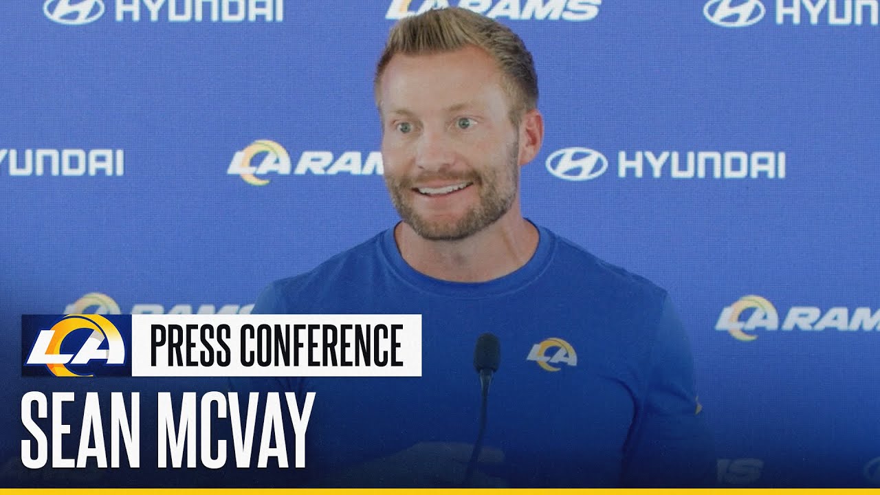 Sean McVay On 53-Man Roster Decisions, Waiving Pooh Paul & Prioritizing Player Health