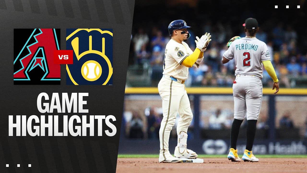 D-backs vs. Brewers Game Highlights (8/26/25) | MLB Highlights